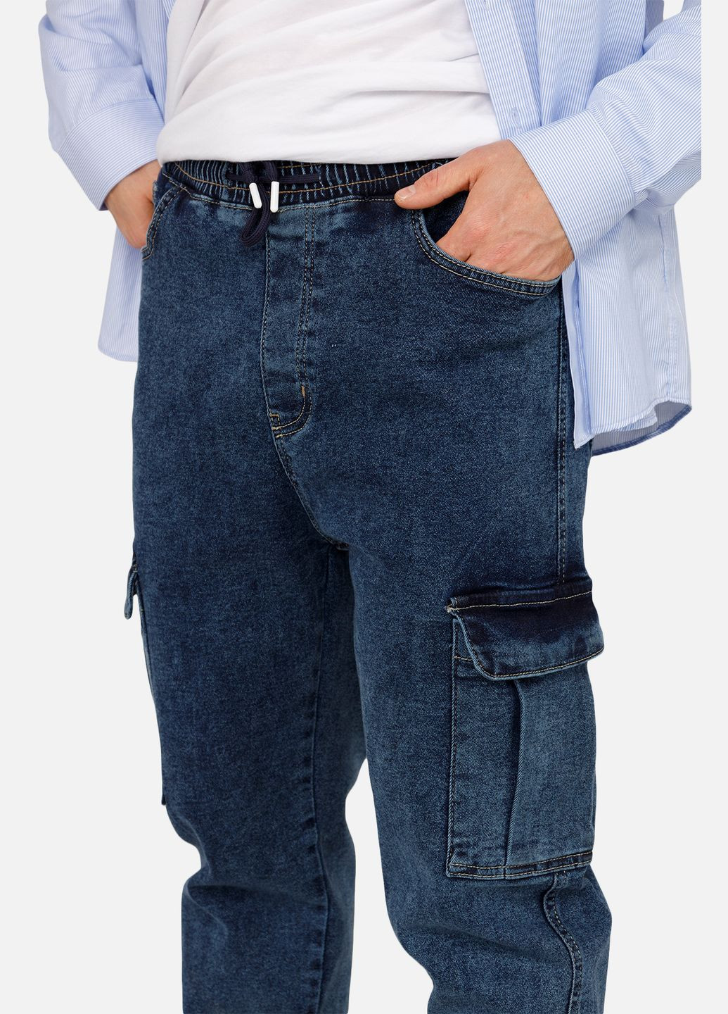 Чоловічі джогери колір синій CB-00258127 Redman (316385916)