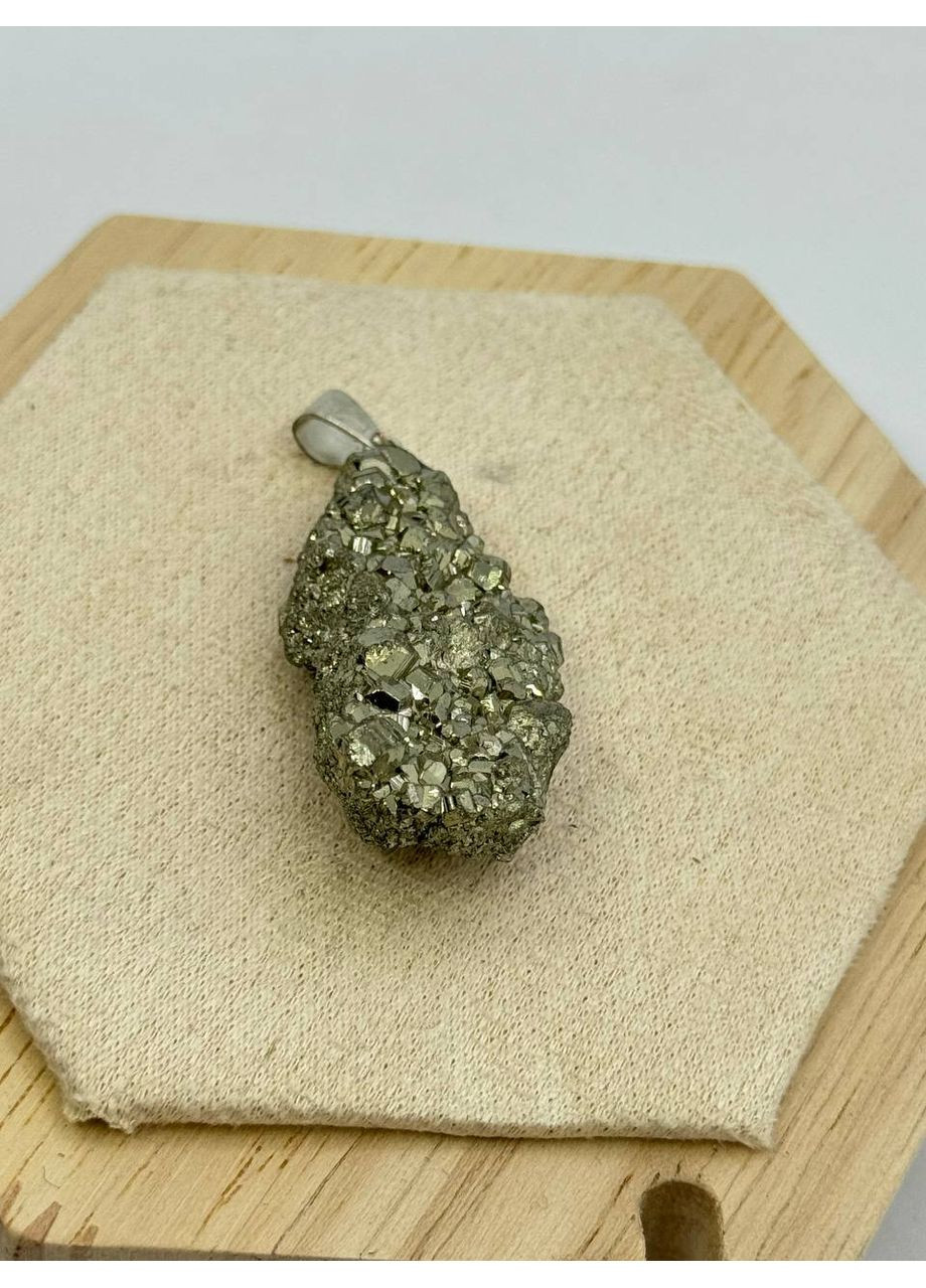 Кулон из пирита 25*33 мм Золотой No Brand (361319871)