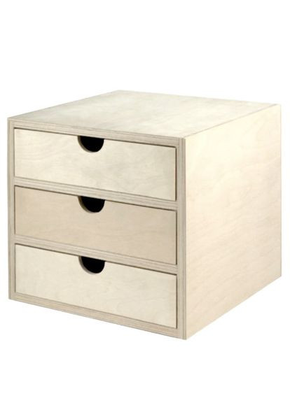 Мини-комод из дерева Алор бланже (МНК-001201) No Brand (328224632)