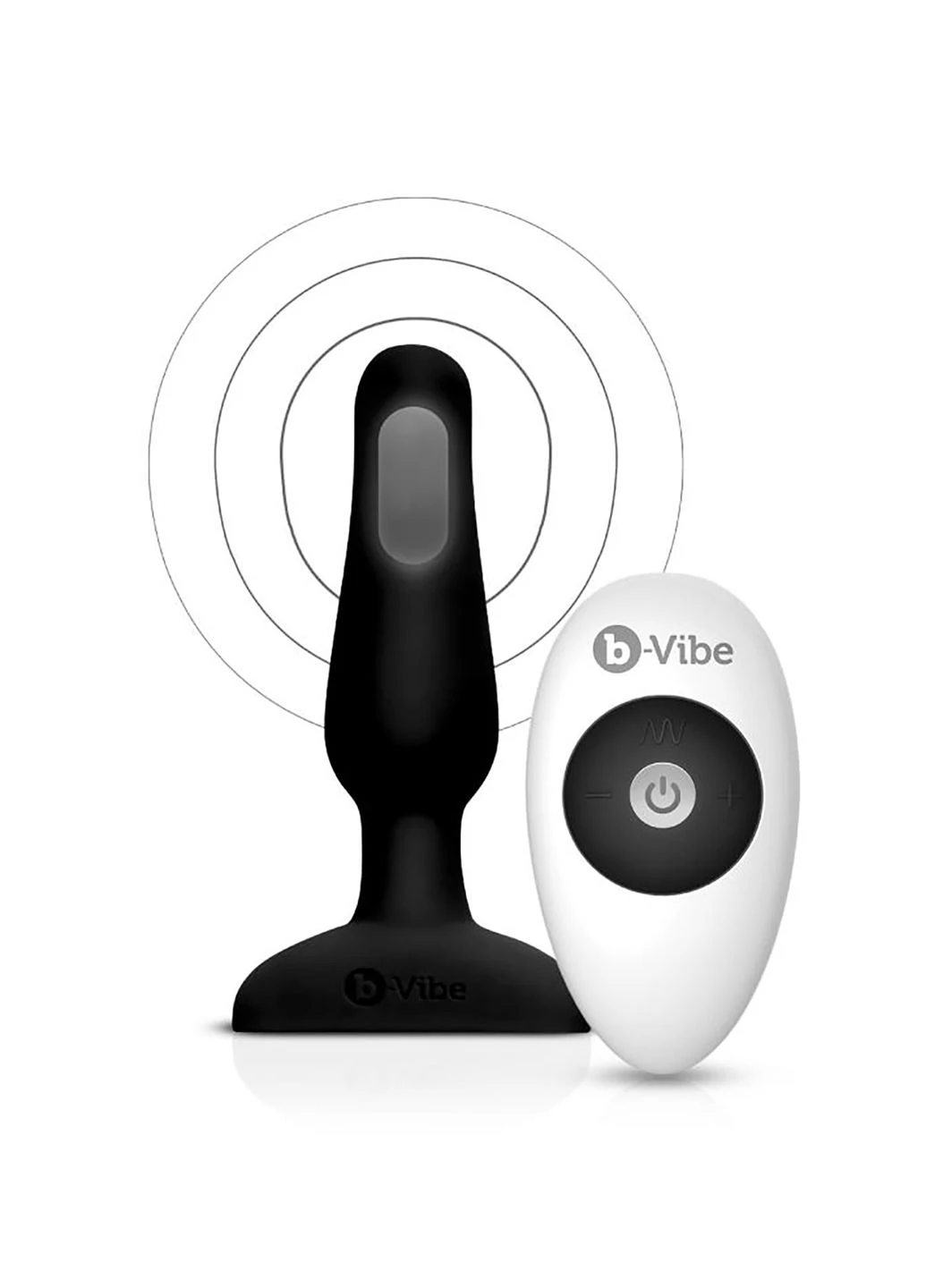 Анальна пробка з вібрацією та пультом Novice Plug, чорна - CherryLove B-Vibe (293819461)