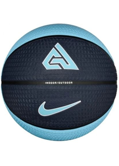 Баскетбольный мяч PlayGround 8P 2.0 G Antetokounmpo Deflated College Navy/Black/Pale Ivor (размер 7) N.100.4139.450.07 Nike (369364563)