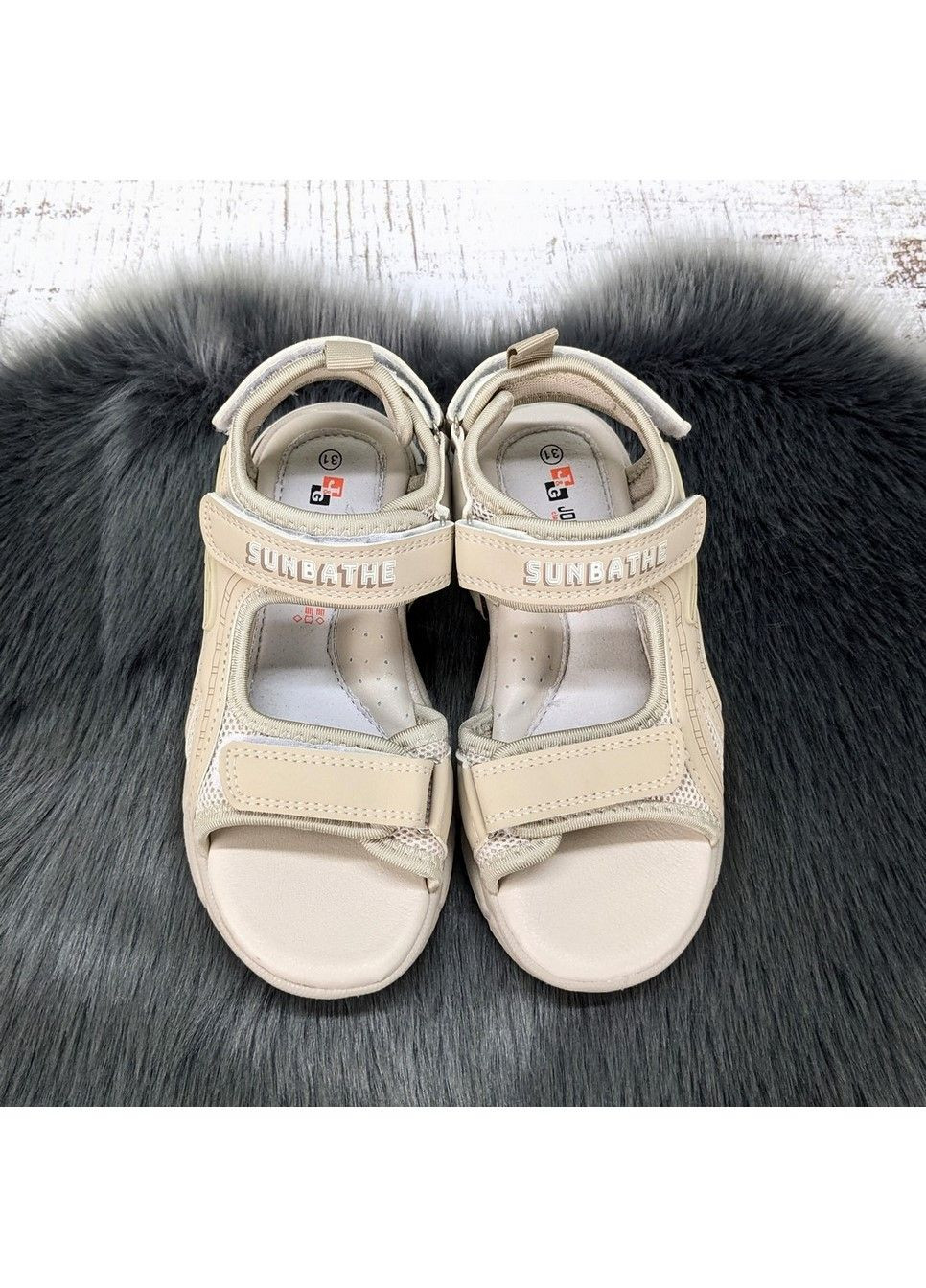 Темно-коричневые босоножки сандалии детские для девочки Jong Golf