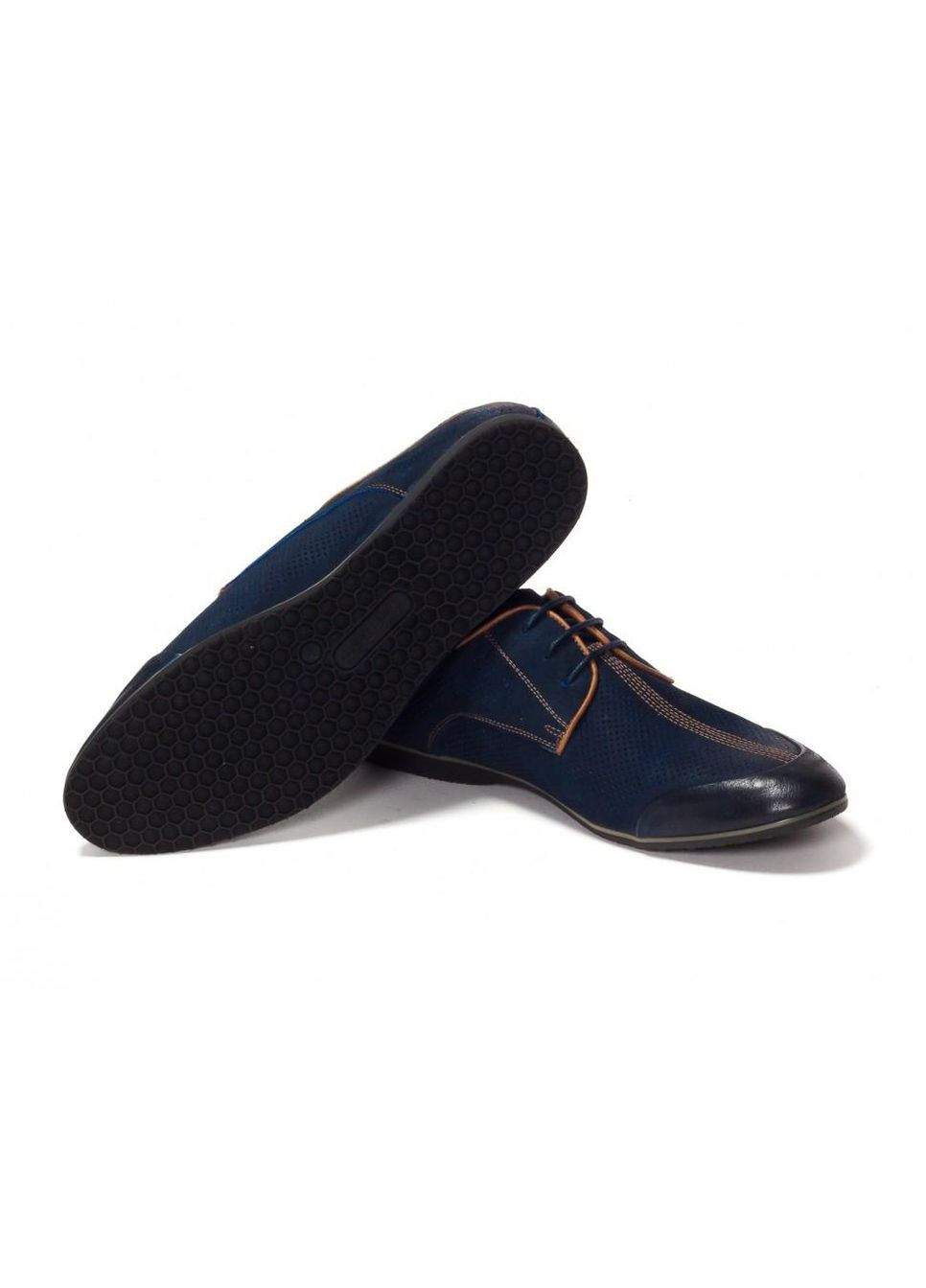 Темно-синие туфли 7142050 45 цвет тёмно-синий Carlo Delari