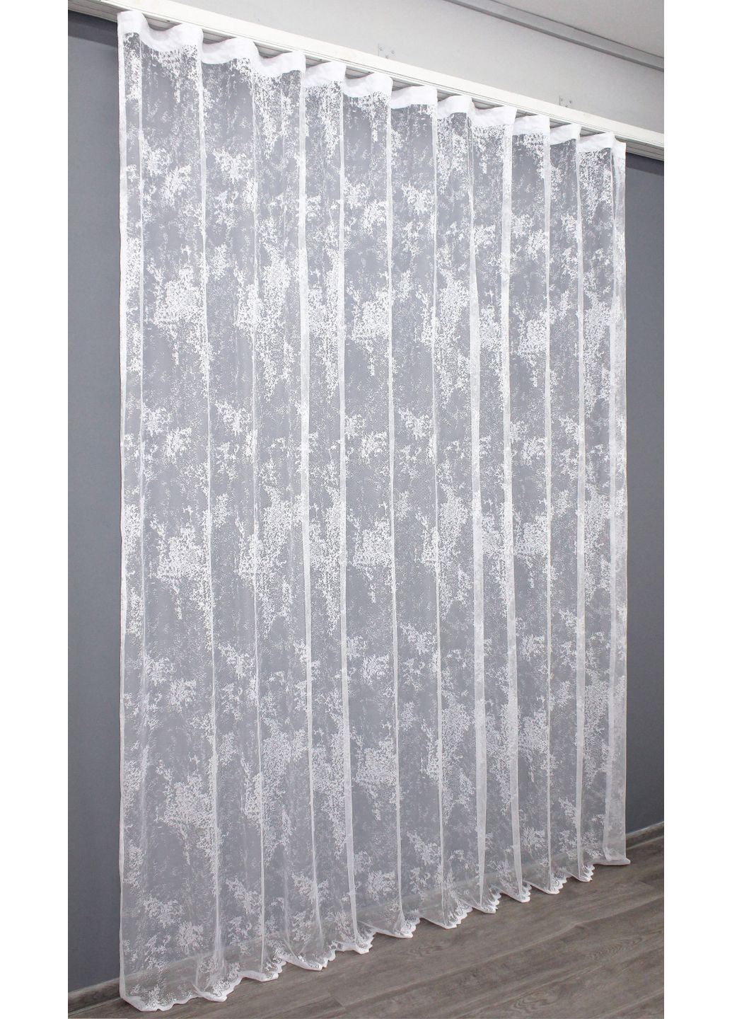 Тюль 1368т Мрамор Al-1 Жаккард 200х270 см (43-144) VR-Textil (298122366)