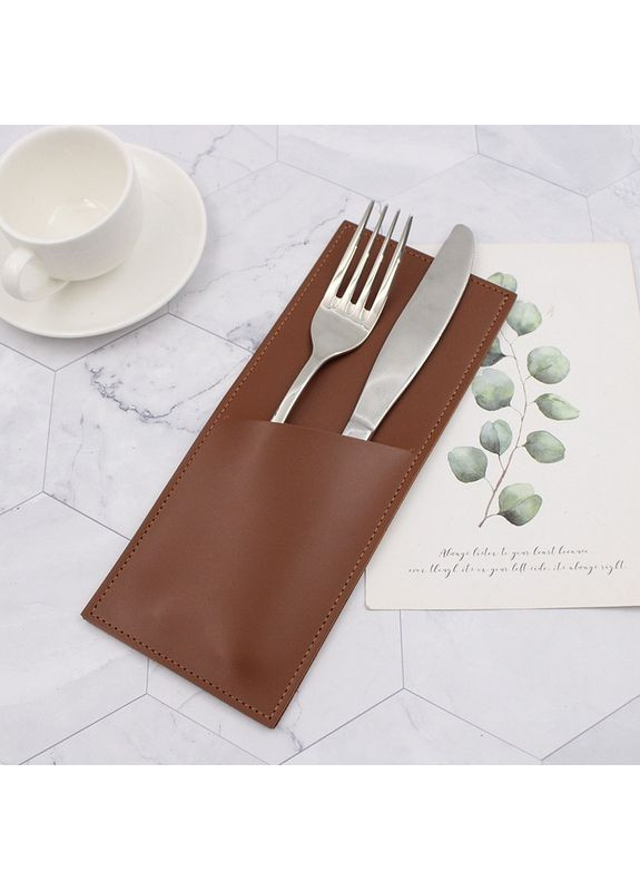 Чохол для столових приладів, шкіряний куверт-конверт для подачі приладів ( ) China (366874794)