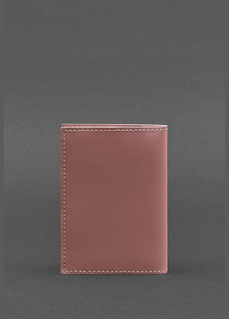 Кожаная обложка для паспорта и военного билета 1.2 розовая (A-027289) BlankNote (329186827)