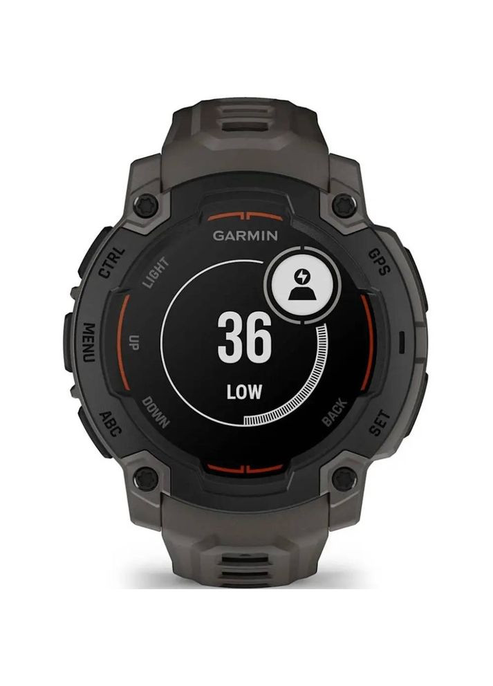 Смарт-годинник Instinct E 45mm Black Bezel Charcoal Band (010-02933-00) Garmin (324021838)