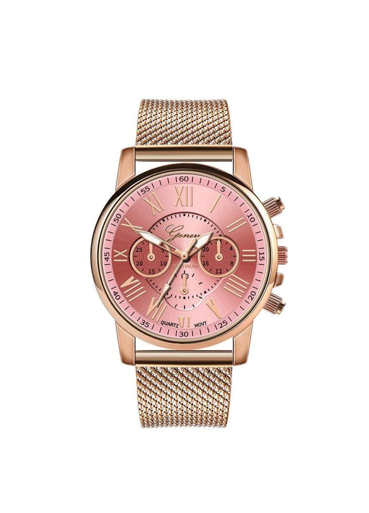 Стильные женские наручные часы «ParisG» (розовый циферблат) China (366874348)