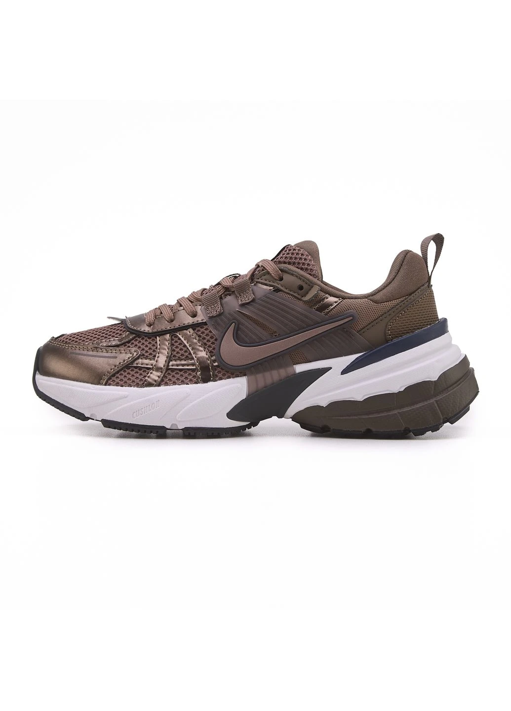 Коричневые летние кроссовки nike v2k runtekk mibrown найк в2к рантек No Brand