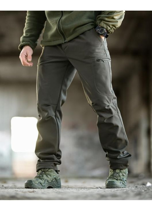Армійський чоловічий демісезонний костюм 5 в 1 SoftShell олива Freedom