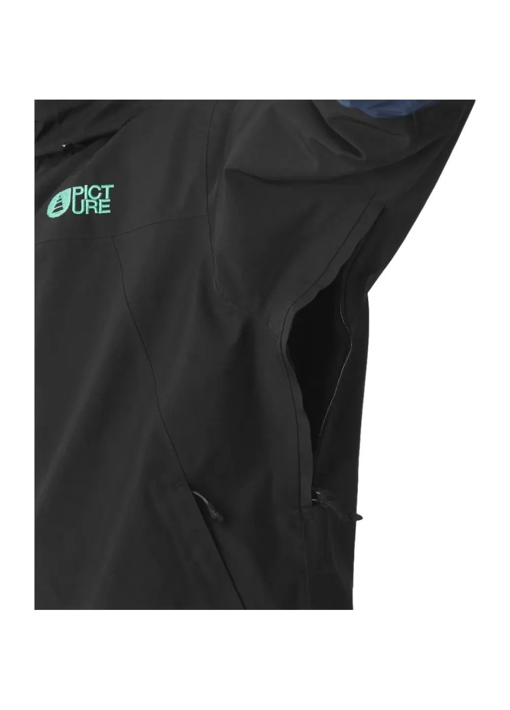 Чорна демісезонна куртка merepi gtx jkt mns Picture Organic