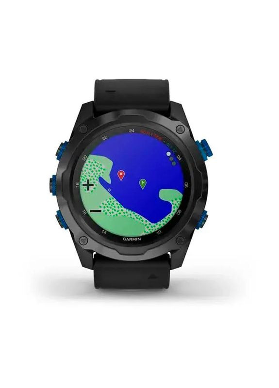 Смарт-часы Descent Mk2i/Descent T1 Bundle Titanium carbon gray DLC with black silicone band Garmin (359479395)