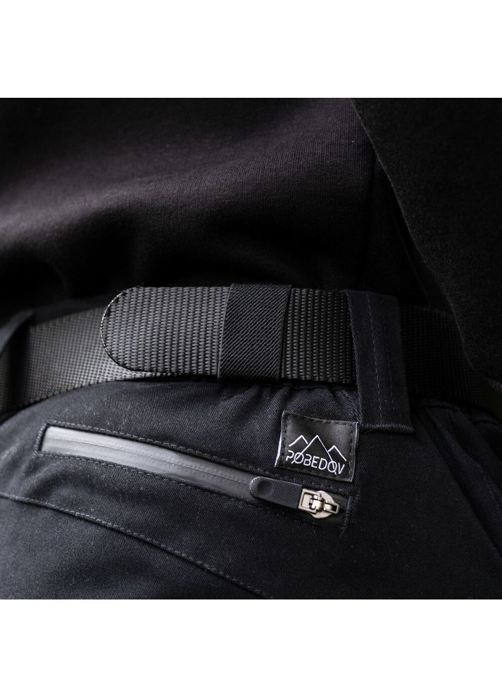 Ремінь Тактичний метал В2 Чорний Pobedov (297510048)