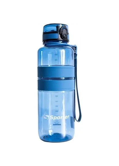 Пластикова пляшка для води 5032, синя, 1500 мл Sporter (389091279)