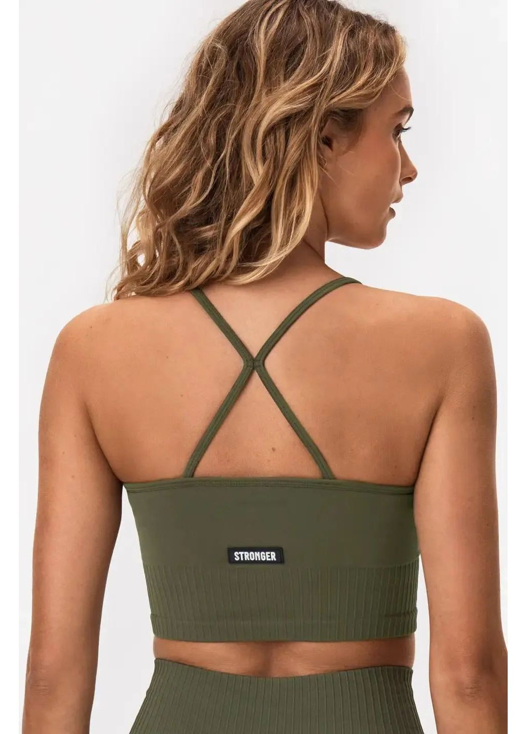 Спортивный топ в рубчик Stronger (370864166)
