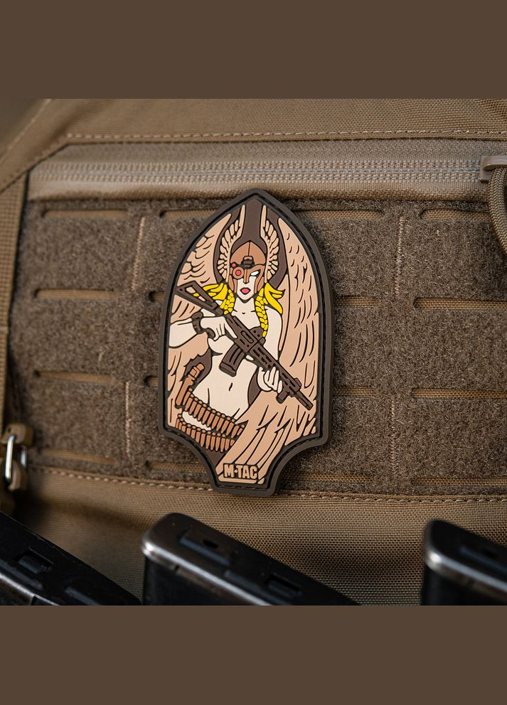 Нашивка Пика Валькирия PVC coyote M-TAC (315047337)