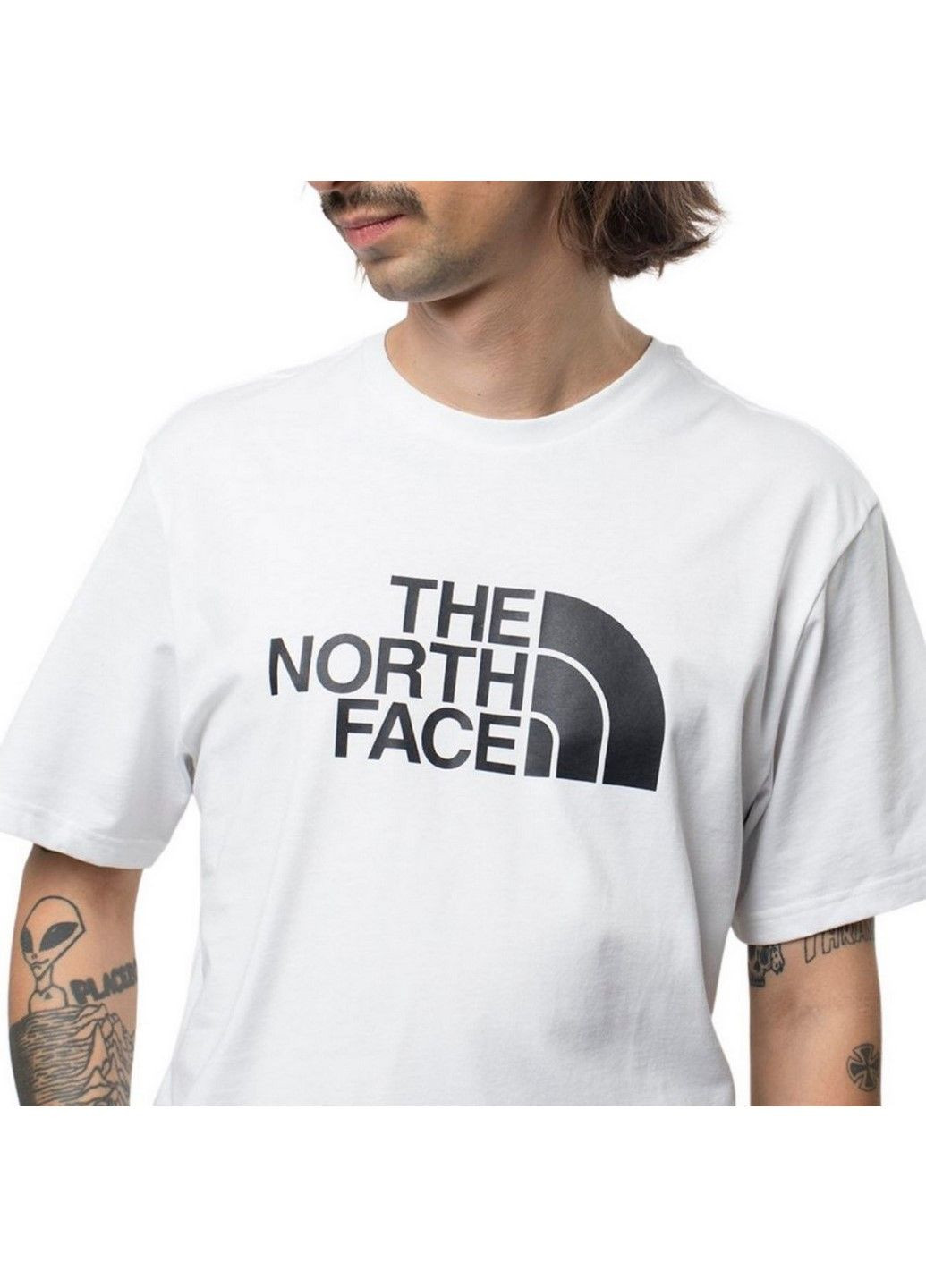 Белая футболка easy tee nf0a2tx3fn41 The North Face