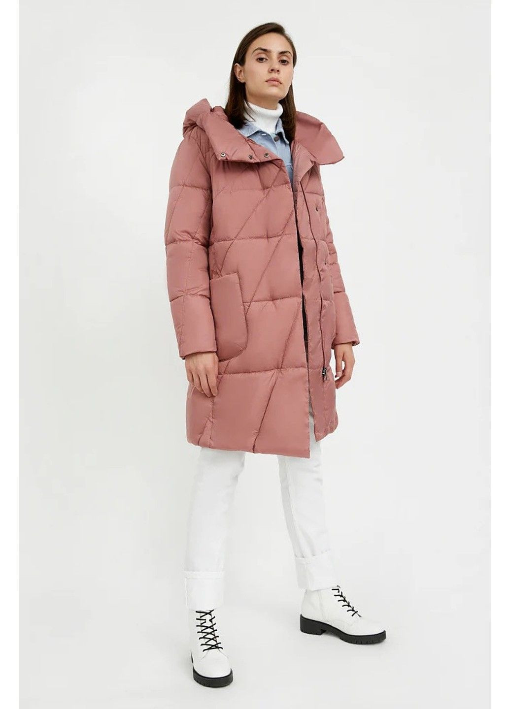 Розовая зимняя зимняя куртка a20-12006-320 Finn Flare