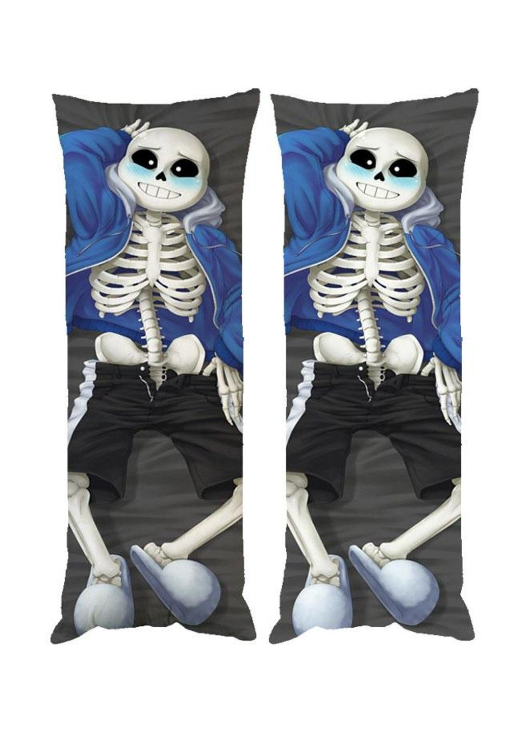 Подушка дакимакура Фелл Санс декоративная ростовая подушка для обнимания двусторонняя No Brand (328314436)