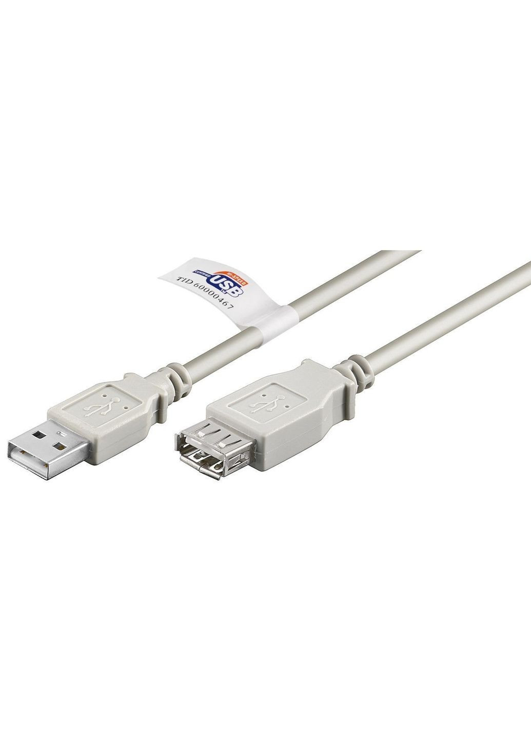 Кабель удлинитель USB2.0 A M/F (папа/мама) 3.0m AWG24+28 2xShielded Cu Certyfic. Goobay (369646506)