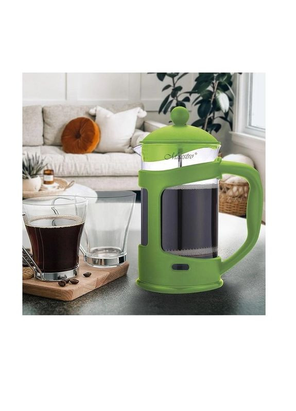 Френч-пресс (заварник) для чая и кофе 800 мл зеленый Maestro (293247368)