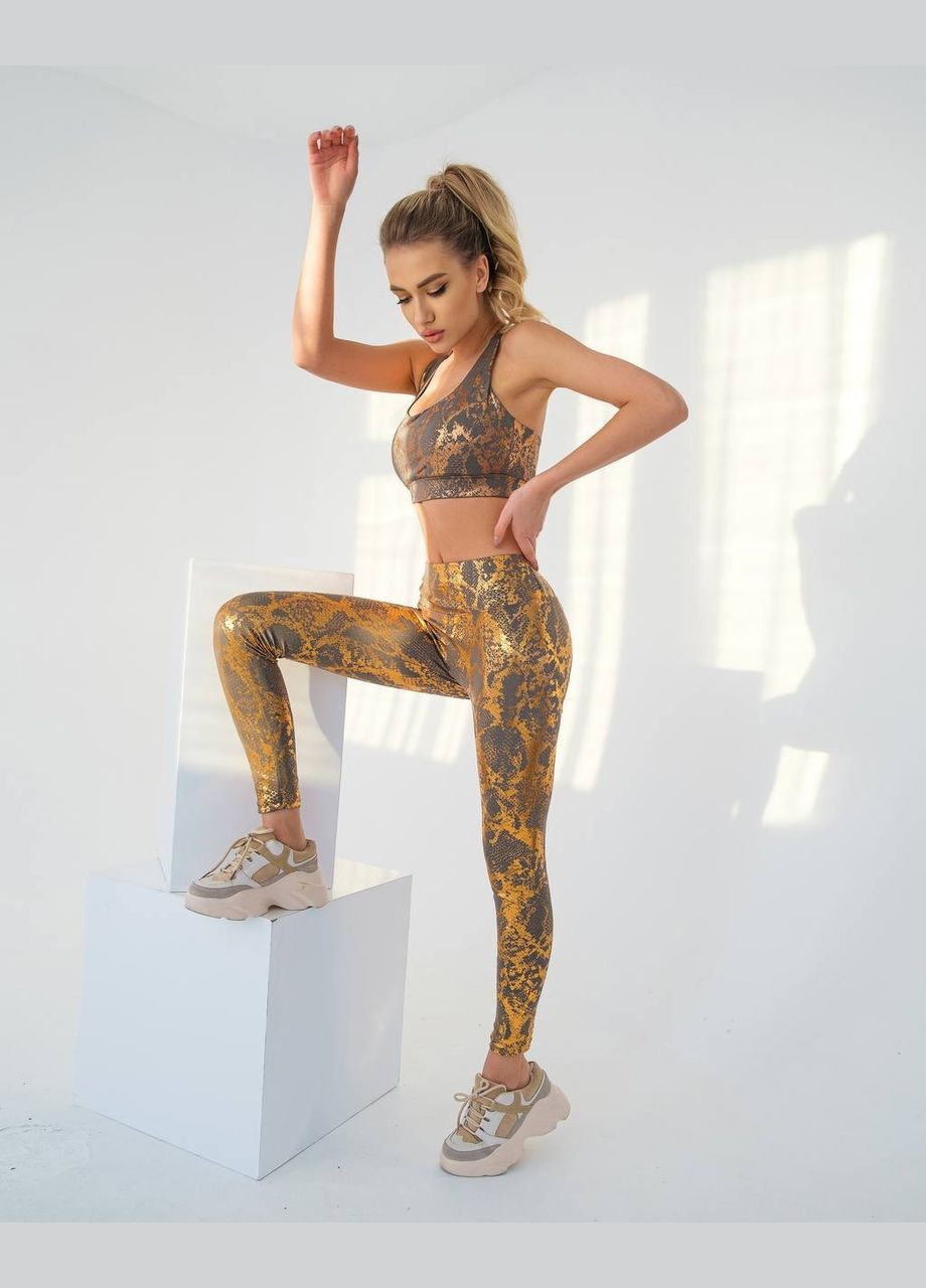 Костюм для фитнеса лосины + топ No Brand (317235425)