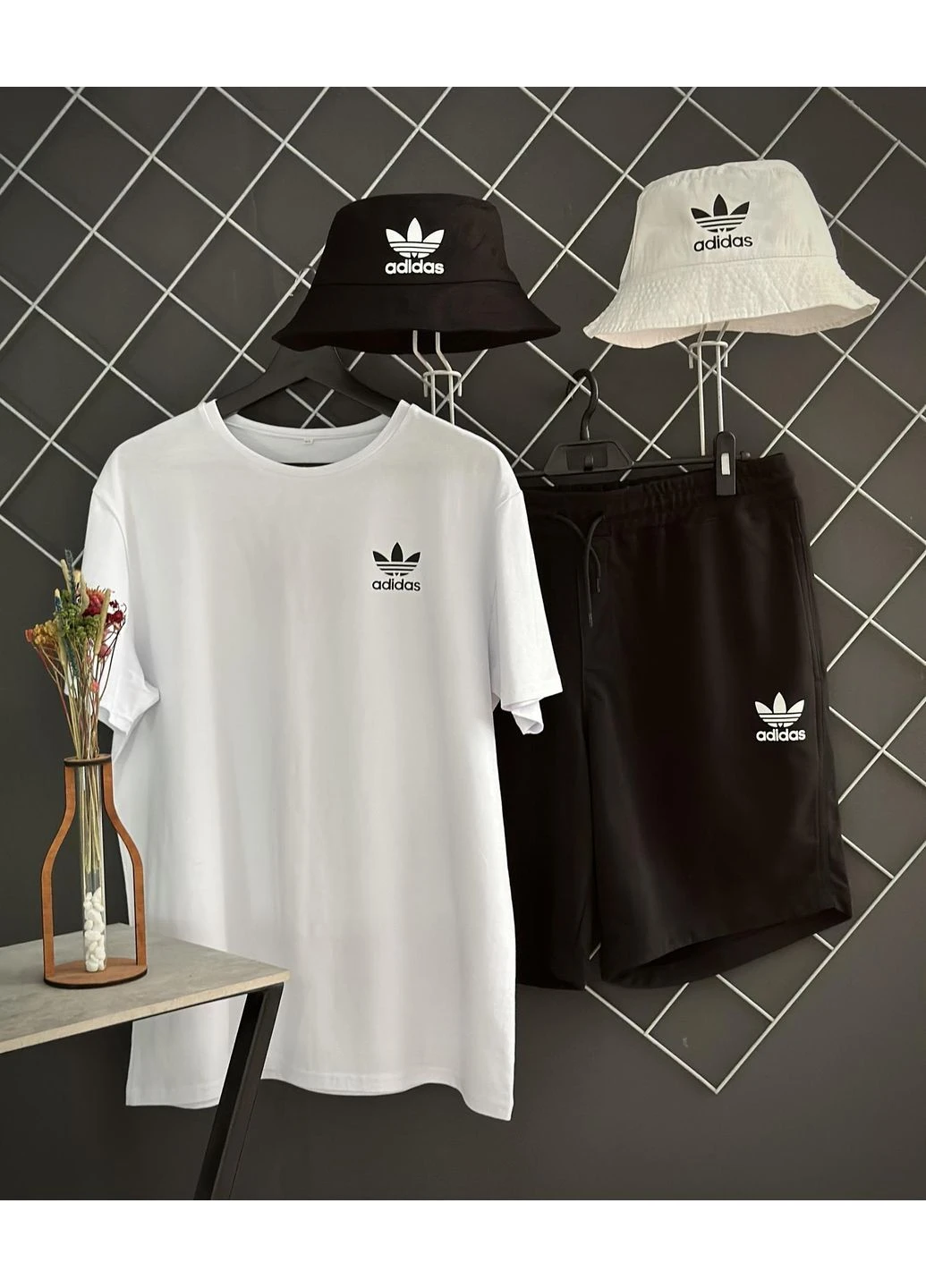 Костюм Комплект 3 в 1 Футболка + Шорты + Панама на выбор No Brand (383824159)