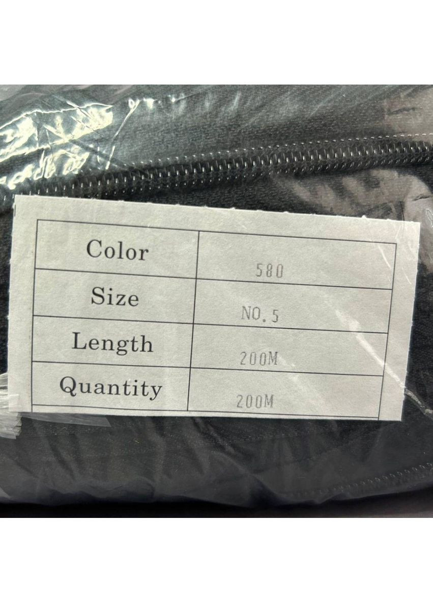 Рулонная молния, спираль Т-5 цвет #черный YKK (352749262)