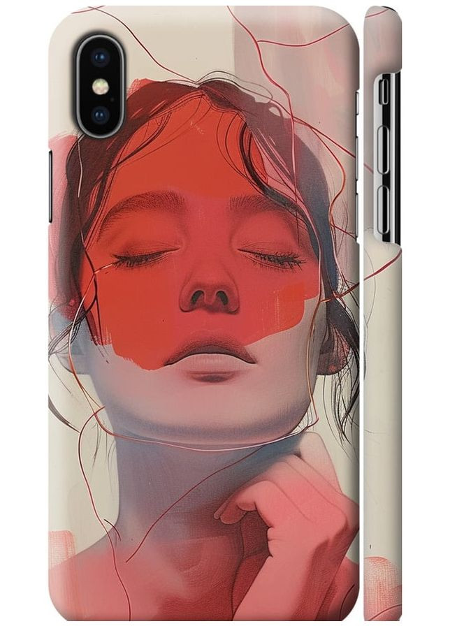 3D пластиковий матовий чохол 'Pastel' для Endorphone Apple iPhone X (285703168)