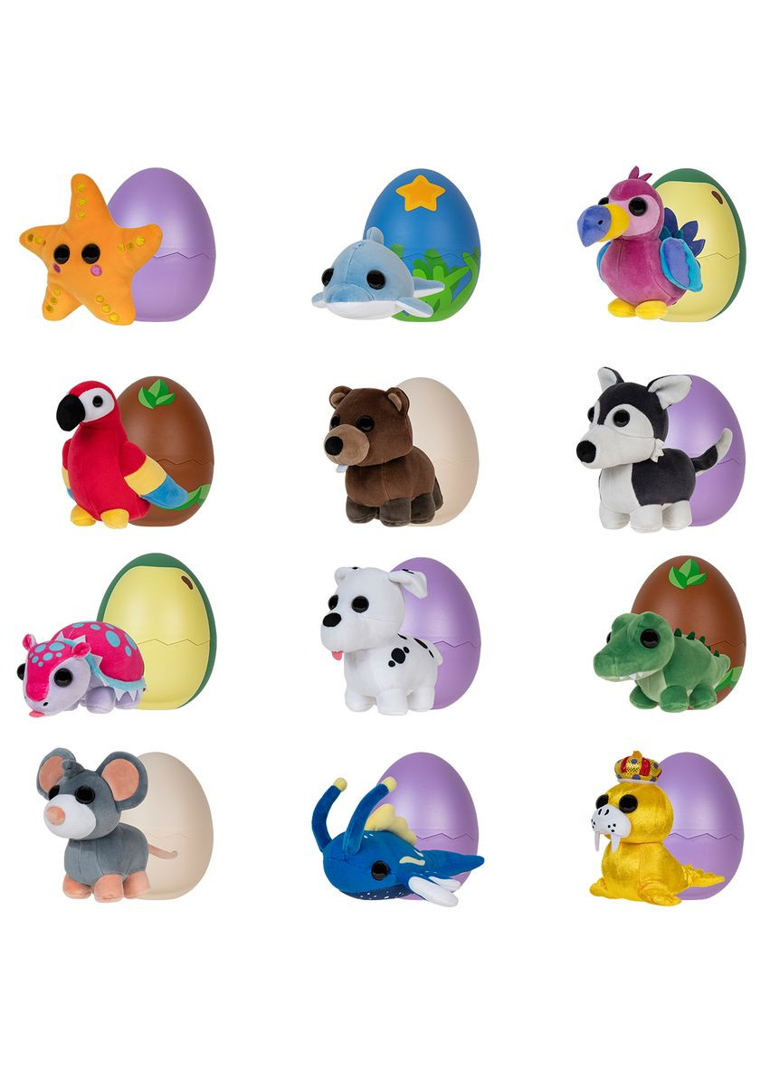 Игрушка-сюрприз в яйце Adopt Me! S2 Surprise Plush Pets в ассортименте () Adopt Me! AME0020 (331789652)