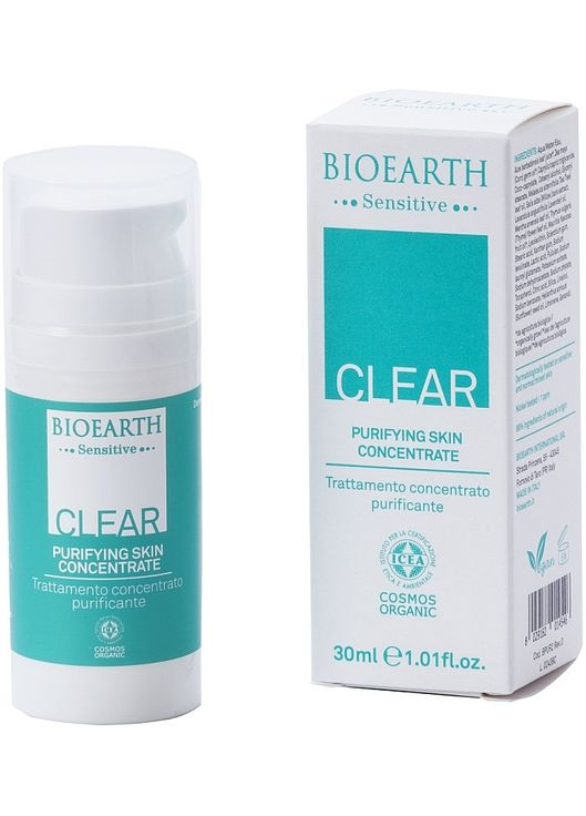Очищуючий крем для проблемної та комбінованої шкіри обличчя Senstive Clear Purifying Face Cream 50ml (1343859-9567387) Bioearth (368616257)