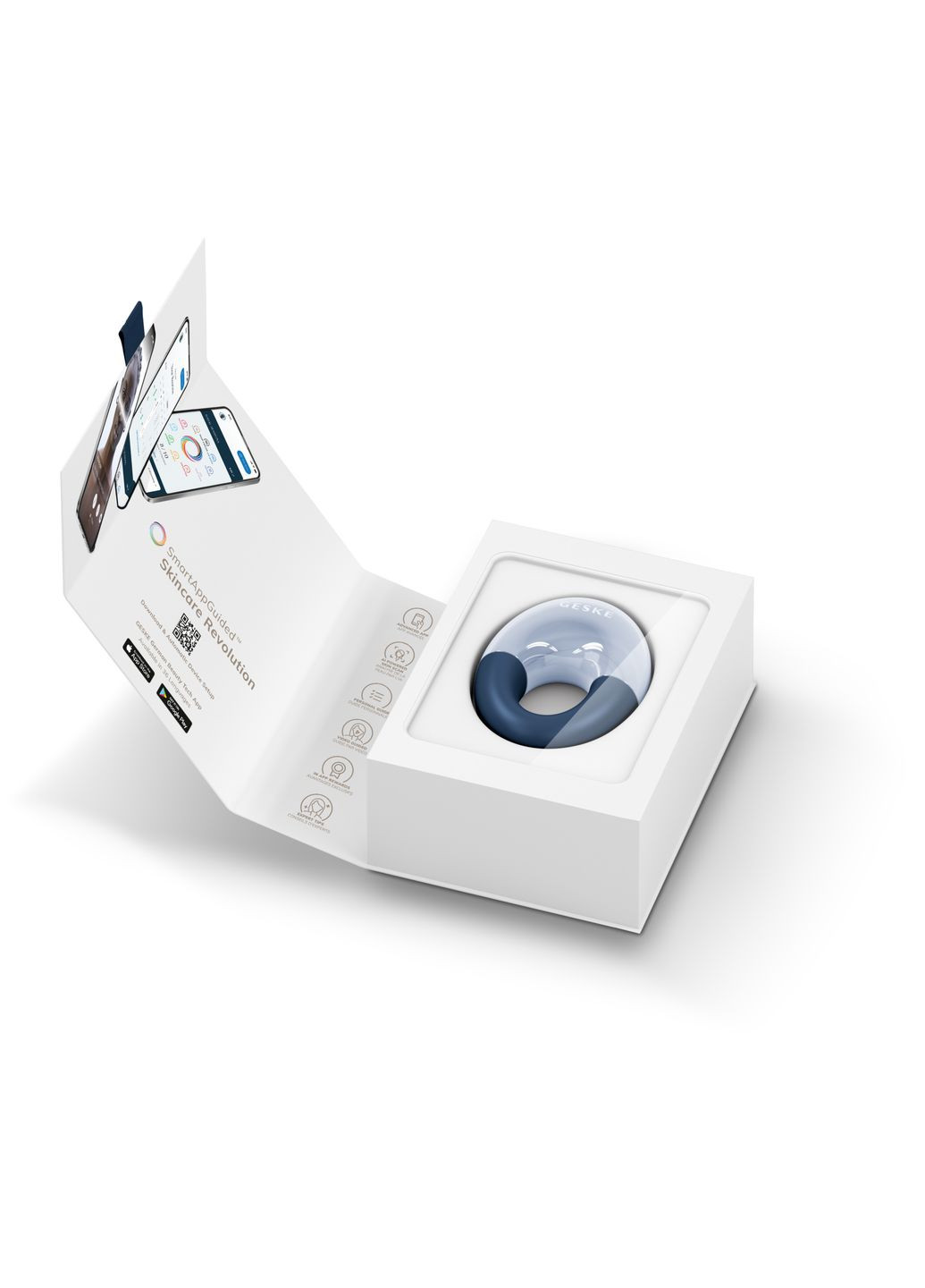 Масажер для очей Cool&Warm Eye Massager 7в1 midnight GESKE (341526011)