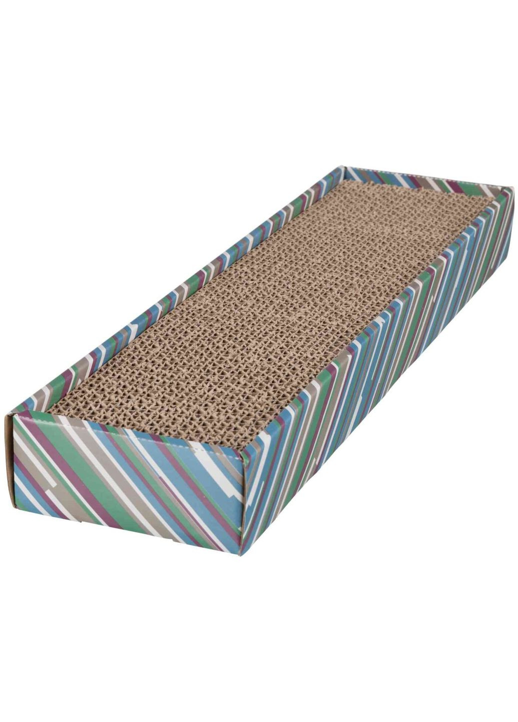 Кігтеточка з котячою м'ятою картон 48х5х13 см Блакитна (4011905043272) Trixie (315599118)