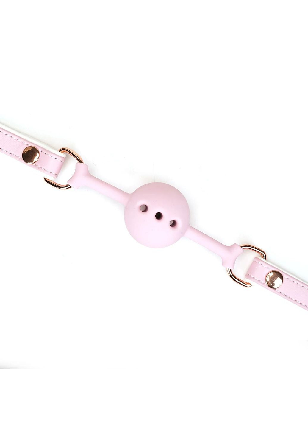 Кляп White & Pink Fairy Goat Leather Ball Gag Liebe Seele (363039788)