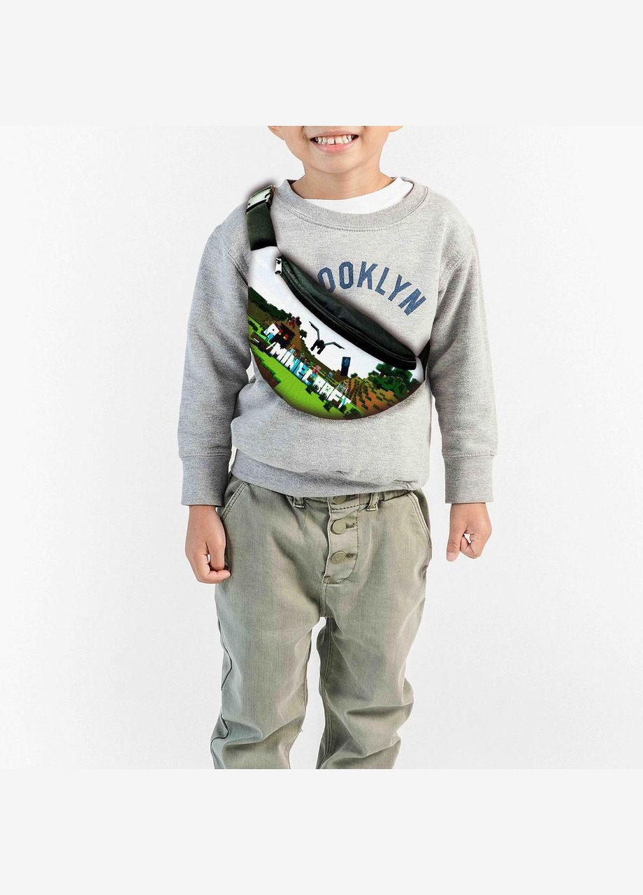 Сумка-бананка дитяча майнкрафт "Minecraft" з принтом,32х15см,сумка для хлопчика через плече No Brand (306438518)