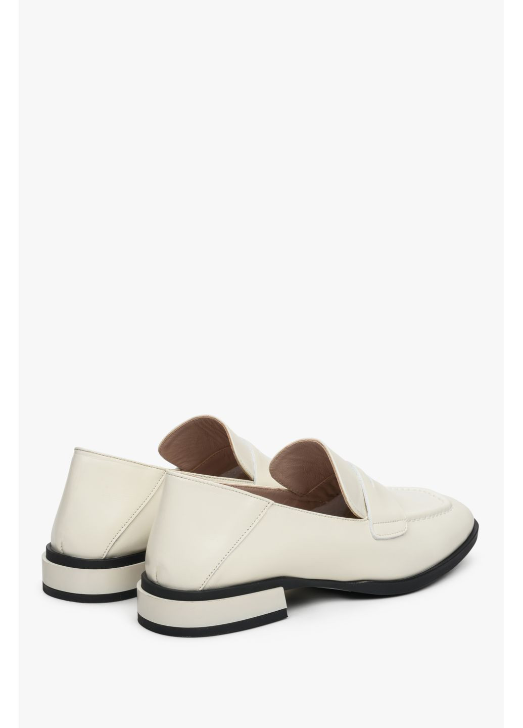 Estro Лоферы, цвет молочный светло-бежевый з, украина — демисезон (362413115)