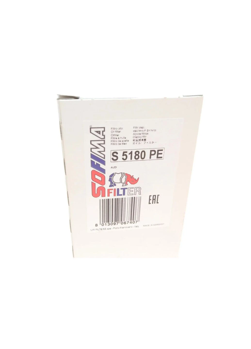 Фильтр масляный S 5180 PE Sofima (354754896)