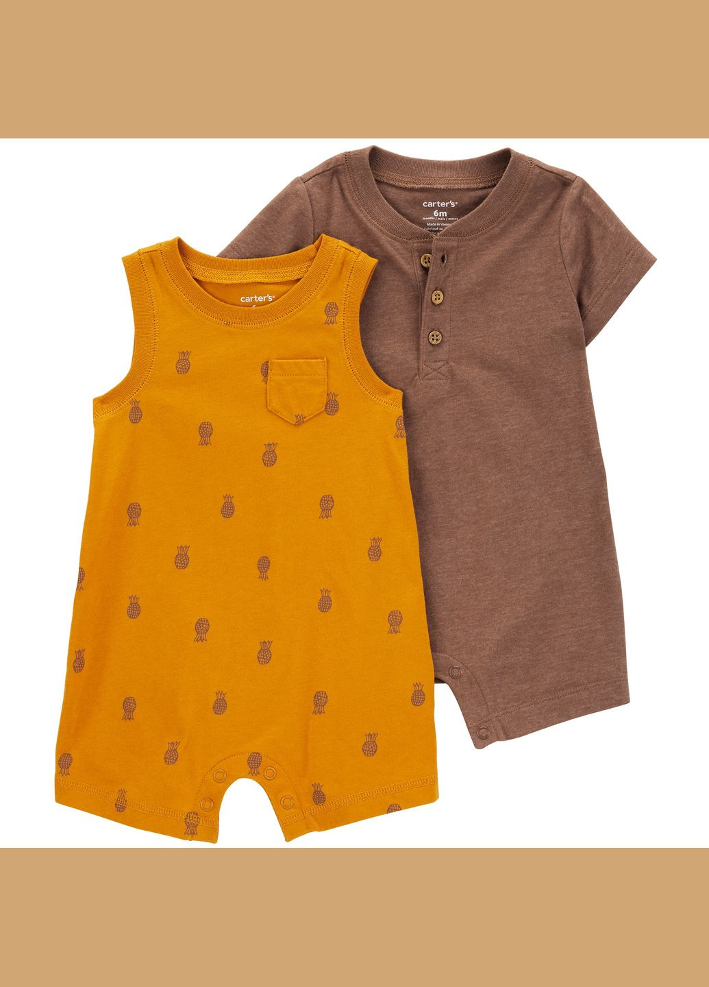 Комплект пісочників 2в1 для хлопчика 69-72 см (1Q532910_) Carter's (303575719)