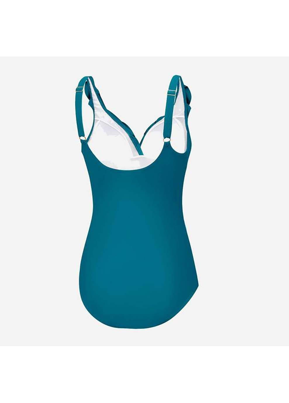 Бирюзовый демисезонный купальник закритий для женщин lydia бирюзовый уни Aqua Speed