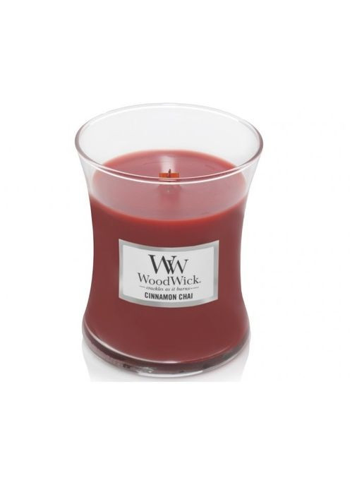 Ароматична свічка в склі Mini Cinnamon Chai 85 г (98104E) WoodWick (335371464)