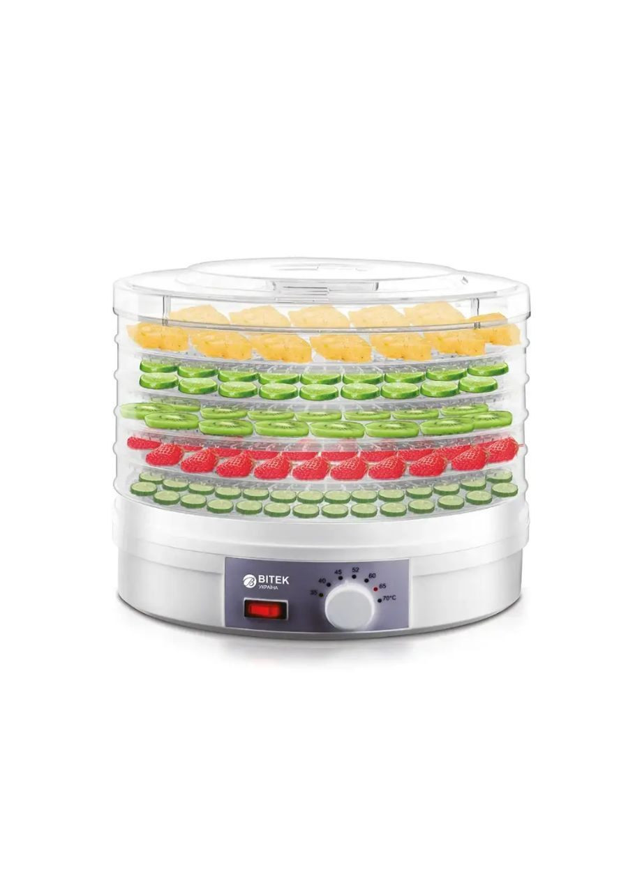 Сушарка для овочів та фруктів 1200Вт BITEK No Brand BT-6800 (301872775)