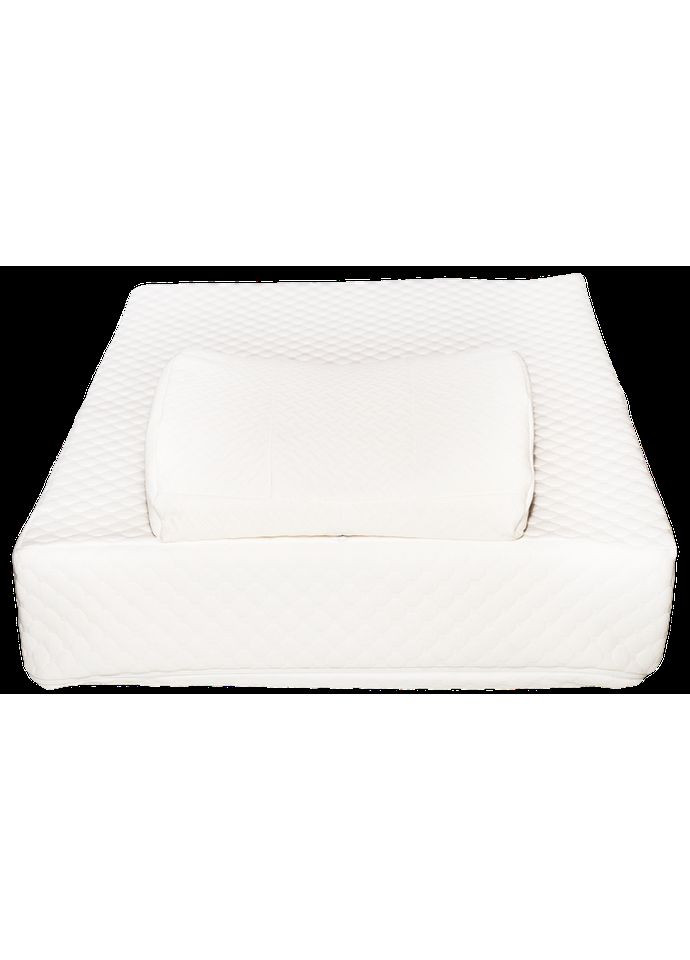 Ортопедическая подушка для сна на спине с эффектом памяти 37x37 см Olvi (372889933)