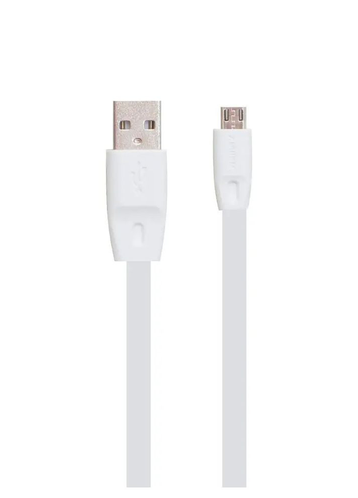 Кабель RC-001m USB to MicroUSB колір білий ЦБ-00220482 Remax (282743708)