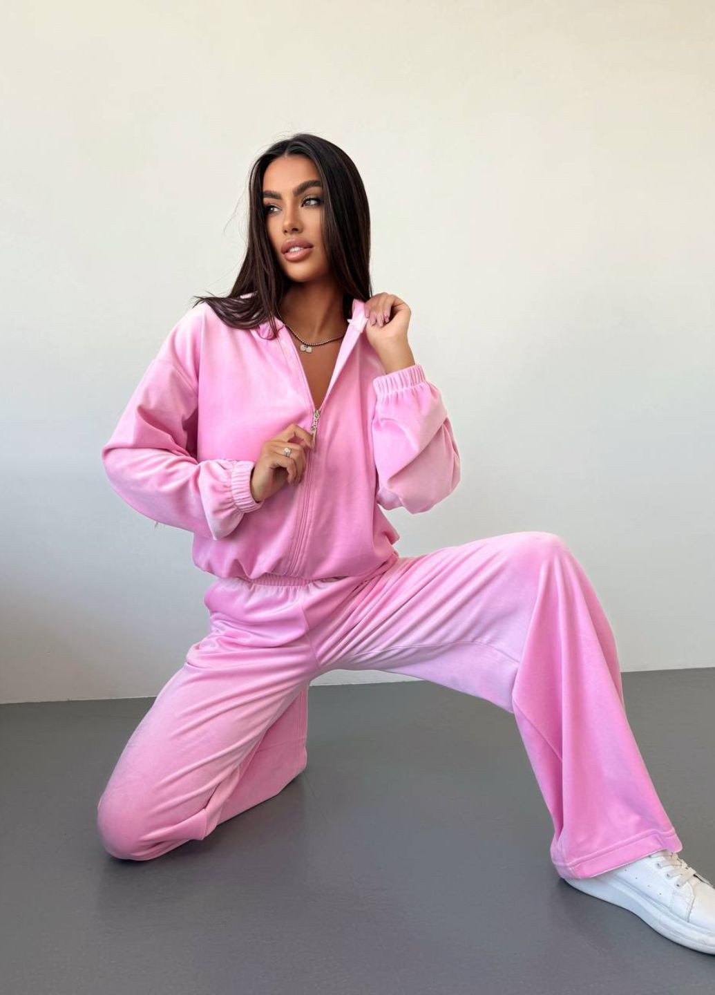 Костюм-трійка: топ, худі та штани Allthings (357489526)