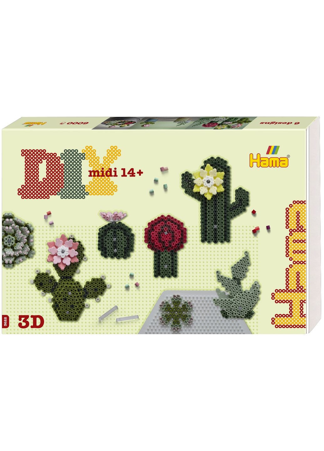 Термомозаїка Великий набір Мистецтво Сукуленти (HM-3622) Hama (315333842)