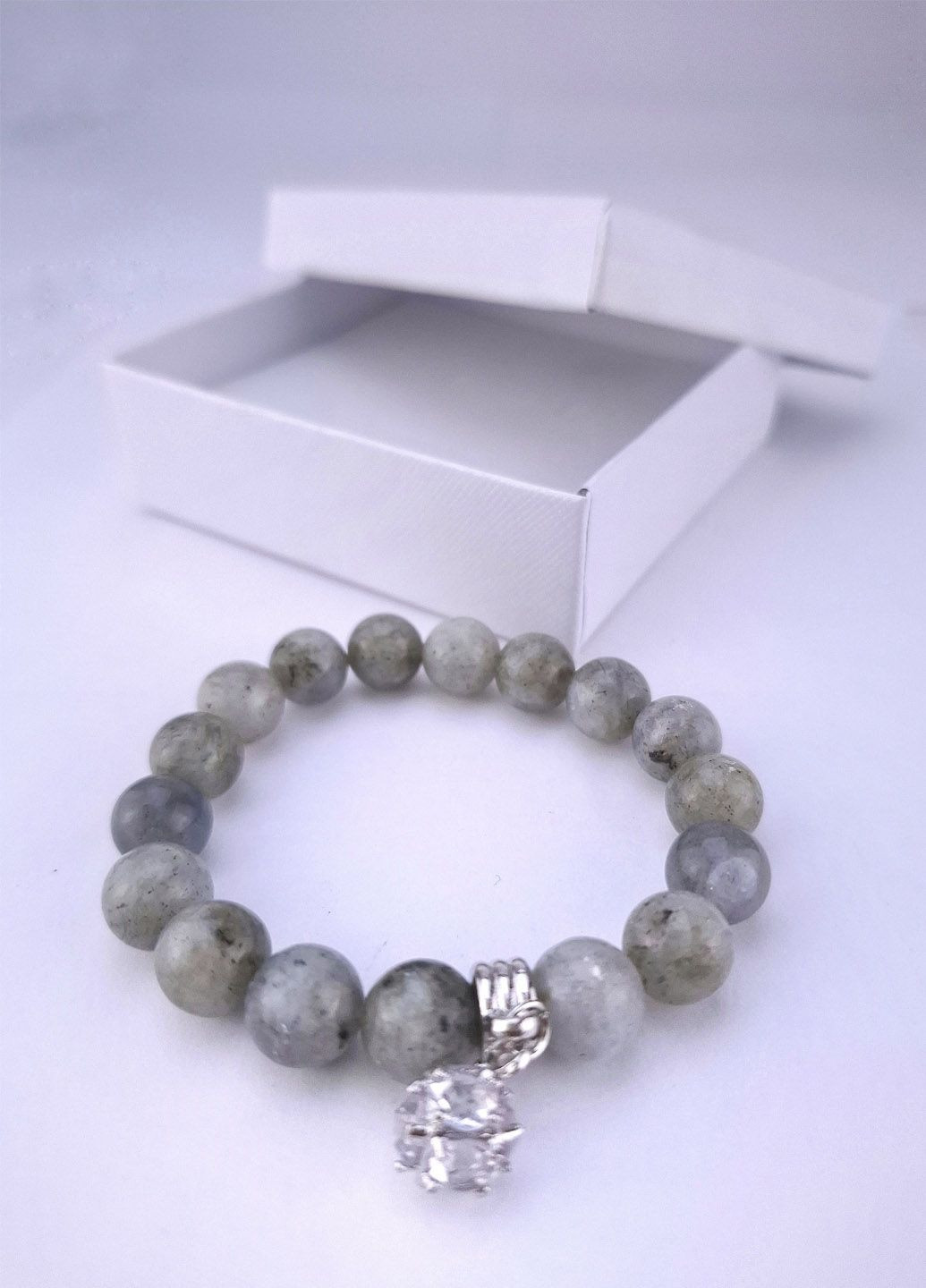 Браслет натуральний камінь лабрадор 10мм Luvete (324392078)