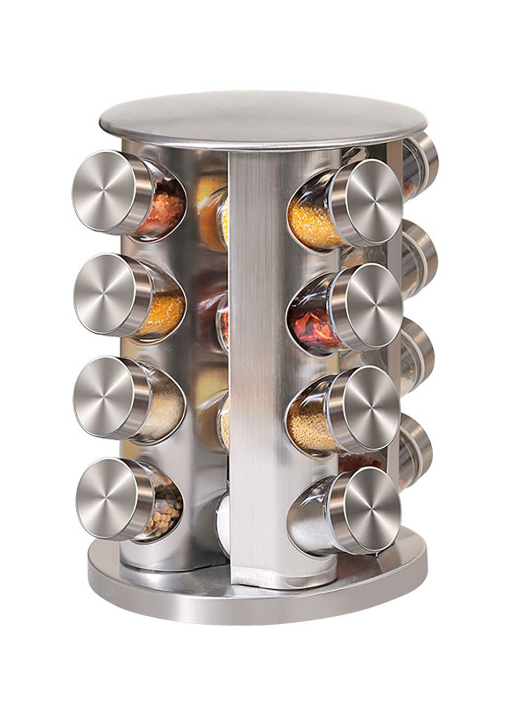 Набор для специй на крутящейся подставке 16 ед. нерж. сталь LoveYouHome Love You (323586633)