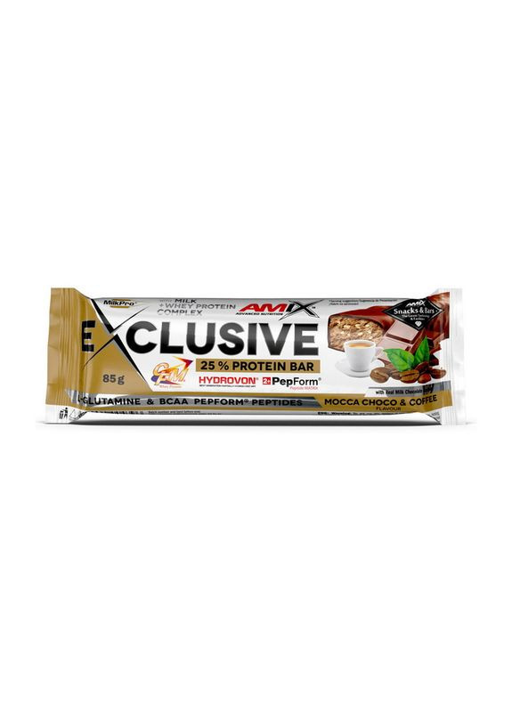 Exclusive Protein Bar 25% (85 g, mocca choco & coffee) Amix (369136247)