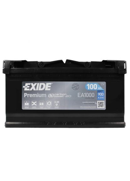 Аккумулятор автомобильный (EA1000) Exide PREMIUM 100A (369883797)