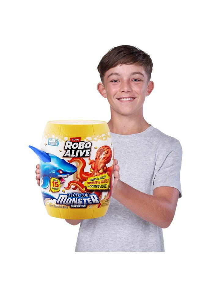 Інтерактивний ігровий набір "Глибоководний сюрприз: Велика біла акула" ROBO ALIVE S1 71155A Pets & Robo Alive (364129340)
